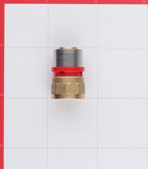 Соединитель прямой Tiemme 26(пресс) х 3/4 ВР(г) - фото 2