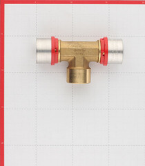 Тройник Tiemme 32(пресс) х 3/4 ВР(г) х 32(пресс) - фото 2