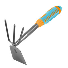 Мотыжка комбинированная трапеция, 3 зуба, двухкомпонентная рукоятка , 330х193мм , (шт.)