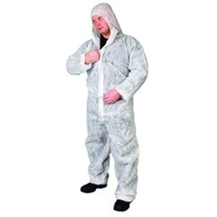 Комбинезон защитный с капюшоном, размер "XL", (шт.)