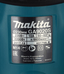Шлифмашина угловая электрическая Makita GA9020 SF 2200 Вт d230 мм - фото 2