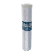 Пленка защитная с клейкой малярной лентой, прозрачная, HDPE, рулон 2,4х25м, толщина 8мкм, (шт.)