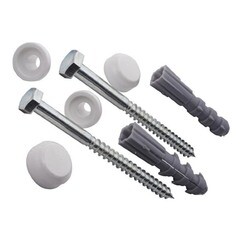 Крепление унитаза к полу в сборе с болтами и заглушками, L 100мм, (шт.)