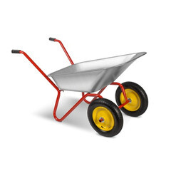 Тачка садовая двухколесная, грузоподъемность 110кг, объем 80л, (шт.)