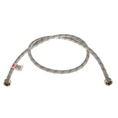 Подводка гибкая для воды г/г, 1/2" 120см, (шт.)