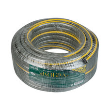 Шланг поливочный "КОБРА" ПВХ армированный, мягкий, 3-х слойный, серый, 2,5мм, D 3/4",25м, (шт.)