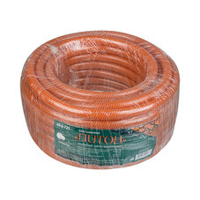 Шланг поливочный "ПИТОН" ПВХ армированный, мягкий, 3-х слойный, оранж., 2,5мм, D 3/4",25м, (шт.)