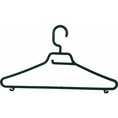 Вешалка пластиковая для одежды черная, 48-50 размер (42,5см), (шт.)