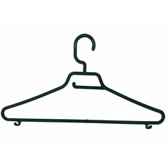 Вешалка пластиковая для одежды белая, 48-50 размер (42,5см), (шт.)