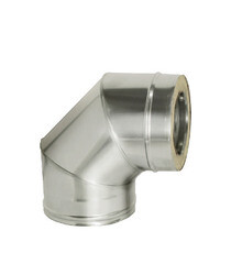 Изображение товара Отвод Дымок 90° х 150х230 мм с изоляцией AISI 439