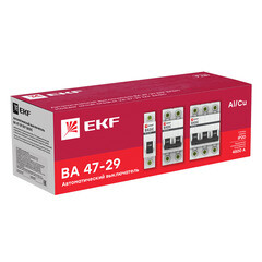 Автоматический выключатель модульный EKF Basic ВА 47-29 1P 32А тип C 4,5 кА 230 В (mcb4729-1-32C) - фото 2