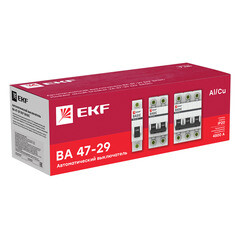 Автоматический выключатель модульный EKF Basic ВА 47-29 1P 40А тип C 4,5 кА 230 В (mcb4729-1-40C) - фото 2