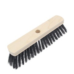 Щетка тротуарная на деревянной колодке 5-ти рядная, без черенка, без резьбы, 275х45мм, (шт.)