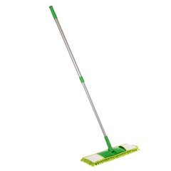 Швабра с насадкой из микрофибры 42х14см, телескопическая рукоятка до 120см, (шт.)