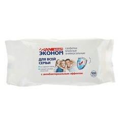 Салфетки влажные антибактериальные , 100шт, (уп.)