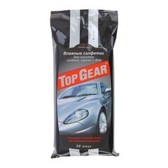 Салфетки влажные для очистки стёкол, зеркал и фар, 30шт, (уп.)