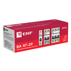 Автоматический выключатель модульный EKF Basic ВА 47-29 2P 40А тип C 4,5 кА 230 В (mcb4729-2-40C) - фото 2