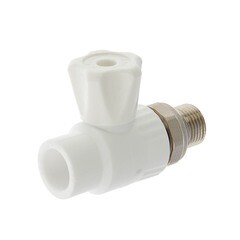 Кран PP-R, шаровый, для радиатора, прямой, 20ммх1/2", (шт.)