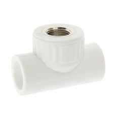 Тройник PP-R, переходной, внутренняя резьба, 25ммх1/2", (шт.)