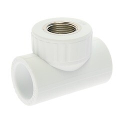 Тройник PP-R, переходной, внутренняя резьба, 32ммх3/4", (шт.)