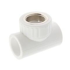 Тройник PP-R, переходной, внутренняя резьба, 32ммх1", (шт.)