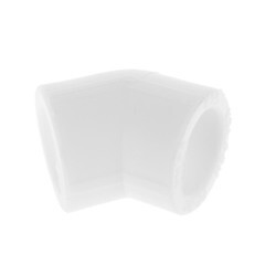Угольник PP-R, 45 градусов, 25мм, (шт.)