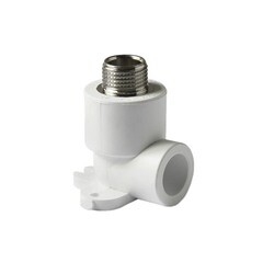 Угольник PP-R, с креплением, наружная резьба, 20ммх1/2", (шт.)