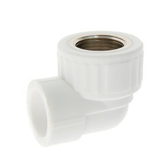 Угольник PP-R, переходной, внутренняя резьба, 25ммх3/4", (шт.)