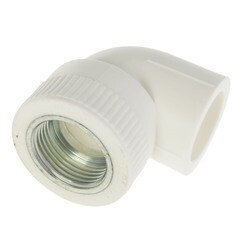 Угольник PP-R, переходной, внутренняя резьба, 32ммх1", (шт.)