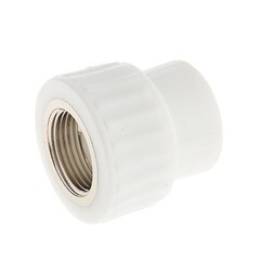 Муфта PP-R, переходная, внутренняя резьба, 20мм x3/4", (шт.)