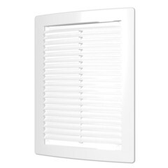 Решетка вентиляционная (2030РЦ) с сеткой, неразъемная, наклонные жалюзи, 200х300мм, (шт.)