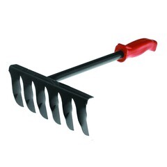 Грабли 6 витых зубьев, с пластиковой рукояткой, (шт.)