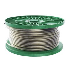 Трос металлополимерный прозрачный ПР-4.0, 100м.п., (шт.)