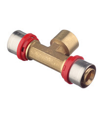 Тройник Tiemme 26(пресс) х 1/2 ВР(г) х 26(пресс) - фото 4