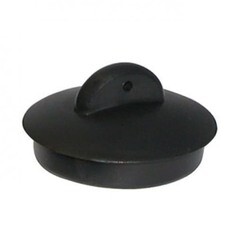 Пробка для ванной, черная, 5 шт., (уп.)