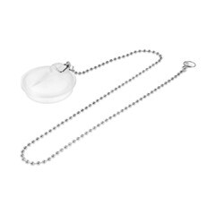 Пробка для ванной, с цепочкой, прозрачная, (шт.)