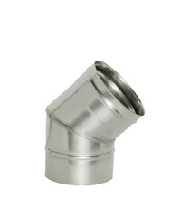 Отвод Дымок 45° х d120 мм без изоляции AISI 439