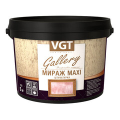 Штукатурка ВГТ декоративная серебристо-белая Мираж Maxi 5 кг