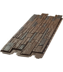 Панель фасадная Docke Stein 1098х400 мм темный орех - фото 7