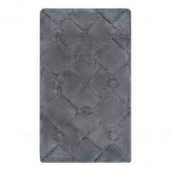 Коврик для ванной комнаты Fora Stone black хлопковый 60х100 см
