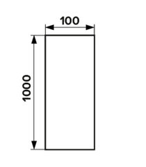 Воздуховод ERA круглый пластиковый d100 мм 1 м - фото 2