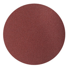 Круг абразивный на ворсовой подложке, под липучку, оксид алюминия, Р80, 115мм 10шт., (уп.)