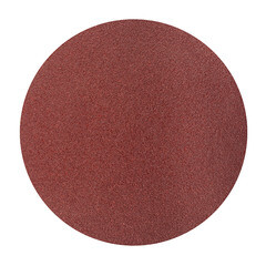 Круг абразивный на ворсовой подложке, под липучку, оксид алюминия, Р60, 125мм 10шт., (уп.)
