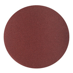 Круг абразивный на ворсовой подложке, под липучку, оксид алюминия, Р80, 125мм 10шт., (уп.)