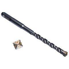 Бур по бетону SDS-plus, 8 х 100/150мм, двойная спираль, четыре режущие кромки, (шт.)