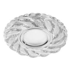 Светильник точечный Feron CD935 15LED 2835 SMD 4000K MR16 50W G5.3 прозрачный хром 29468