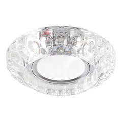 Светильник точечный с подсветкой Feron CD987 15LED SMD 4000K MR16 50 Вт G5.3 прозрачный 32664