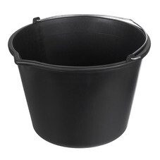 Ведро строительное круглое, пластмассовое, 16л, (шт.)
