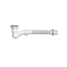 Сифон для душевого поддона, в комплекте с гибкой трубой, 1 1/2"х40мм, 40х40/50, (шт.)