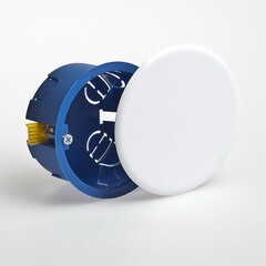 Коробка разветвительная для полых стен, с крышкой, из полипропилена 68х47мм, IP20, (шт.)